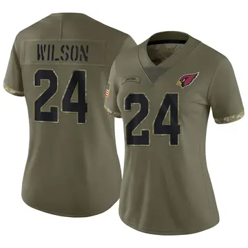 Women's Nike Arizona Cardinals Adrian Wilson Olive 2022 Salute To Service Jersey - Limited