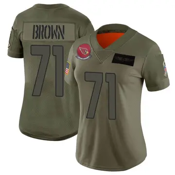 Women's Nike Arizona Cardinals Andrew Brown Camo 2019 Salute to Service Jersey - Limited