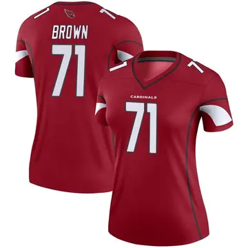Women's Nike Arizona Cardinals Andrew Brown Cardinal Jersey - Legend