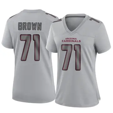 Women's Nike Arizona Cardinals Andrew Brown Gray Atmosphere Fashion Jersey - Game