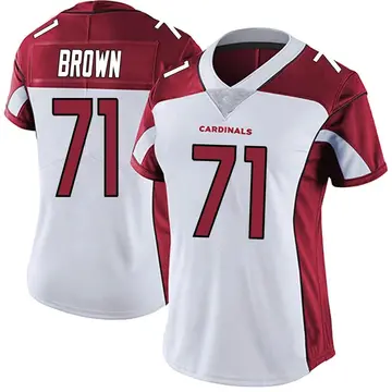 Women's Nike Arizona Cardinals Andrew Brown White Vapor Untouchable Jersey - Limited