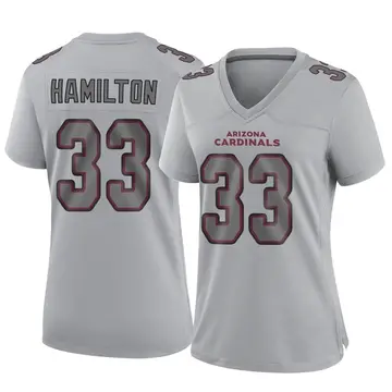 Women's Nike Arizona Cardinals Antonio Hamilton Gray Atmosphere Fashion Jersey - Game