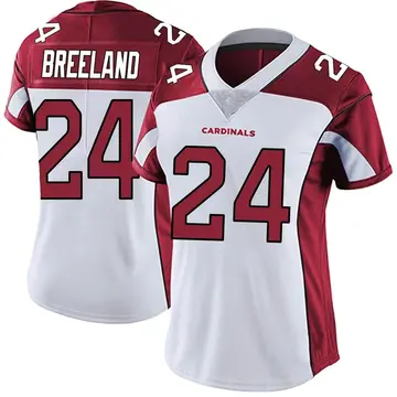 Women's Nike Arizona Cardinals Bashaud Breeland White Vapor Untouchable Jersey - Limited