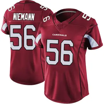 Women's Nike Arizona Cardinals Ben Niemann Red Vapor Team Color Untouchable Jersey - Limited