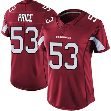Women's Nike Arizona Cardinals Billy Price Red Vapor Team Color Untouchable Jersey - Limited