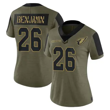 Women's Nike Arizona Cardinals Eno Benjamin Olive 2021 Salute To Service Jersey - Limited