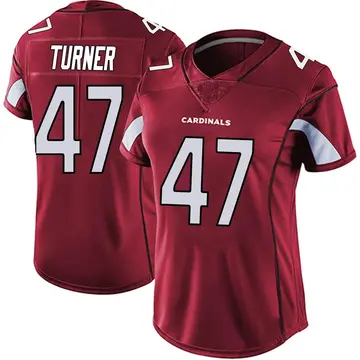 Women's Nike Arizona Cardinals Ezekiel Turner Red Vapor Team Color Untouchable Jersey - Limited
