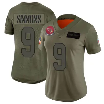 Women's Nike Arizona Cardinals Isaiah Simmons Camo 2019 Salute to Service Jersey - Limited