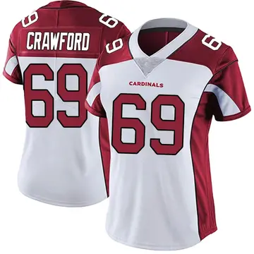 Women's Nike Arizona Cardinals Jack Crawford White Vapor Untouchable Jersey - Limited