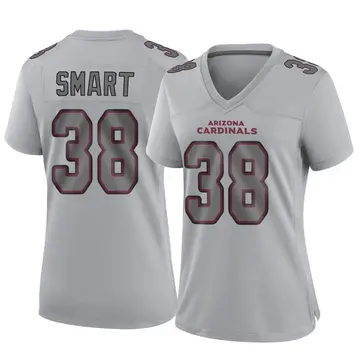 Women's Nike Arizona Cardinals Jared Smart Gray Atmosphere Fashion Jersey - Game