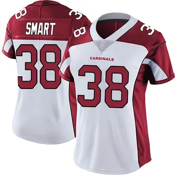 Women's Nike Arizona Cardinals Jared Smart White Vapor Untouchable Jersey - Limited