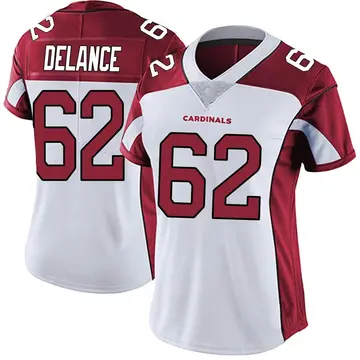 Women's Nike Arizona Cardinals Jean Delance White Vapor Untouchable Jersey - Limited