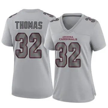 Women's Nike Arizona Cardinals Josh Thomas Gray Atmosphere Fashion Jersey - Game