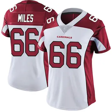 Women's Nike Arizona Cardinals Joshua Miles White Vapor Untouchable Jersey - Limited