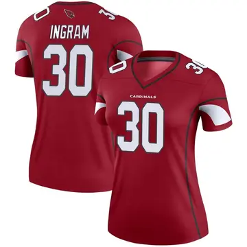 Women's Nike Arizona Cardinals Keaontay Ingram Cardinal Jersey - Legend