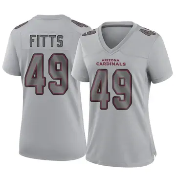 Women's Nike Arizona Cardinals Kylie Fitts Gray Atmosphere Fashion Jersey - Game