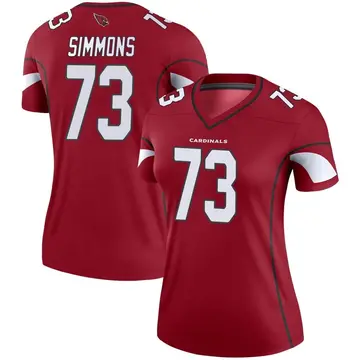 Women's Nike Arizona Cardinals Lachavious Simmons Cardinal Jersey - Legend