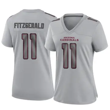 Women's Nike Arizona Cardinals Larry Fitzgerald Gray Atmosphere Fashion Jersey - Game