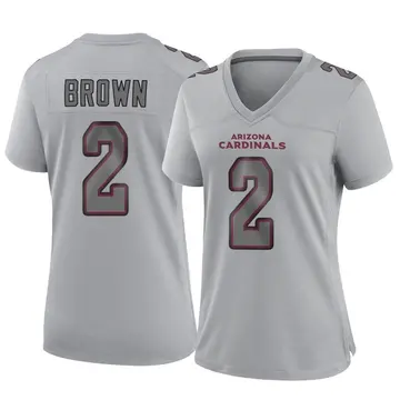 Women's Nike Arizona Cardinals Marquise Brown Gray Atmosphere Fashion Jersey - Game