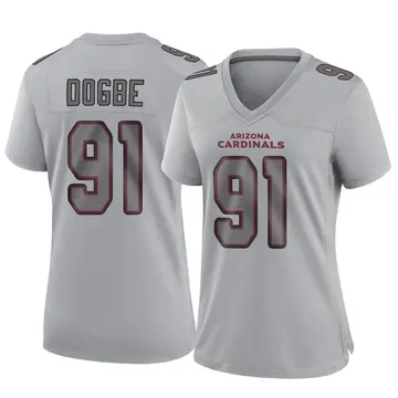 Women's Nike Arizona Cardinals Michael Dogbe Gray Atmosphere Fashion Jersey - Game