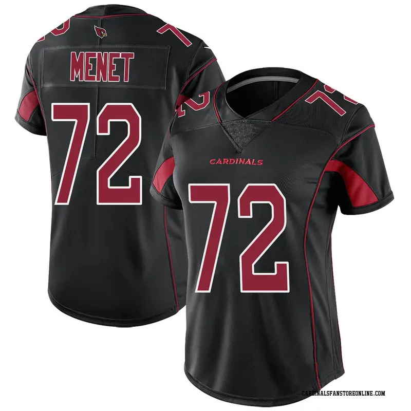 Women's Nike Arizona Cardinals Michal Menet Black Color Rush Jersey ...
