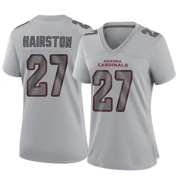 Women's Nike Arizona Cardinals Nate Hairston Gray Atmosphere Fashion Jersey - Game