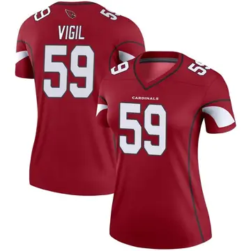 Women's Nike Arizona Cardinals Nick Vigil Cardinal Jersey - Legend