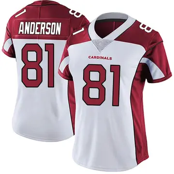 Women's Nike Arizona Cardinals Robbie Anderson White Vapor Untouchable Jersey - Limited