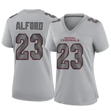Women's Nike Arizona Cardinals Robert Alford Gray Atmosphere Fashion Jersey - Game