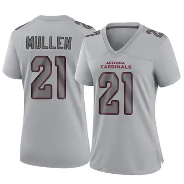 Women's Nike Arizona Cardinals Trayvon Mullen Gray Atmosphere Fashion Jersey - Game