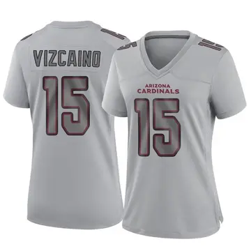Women's Nike Arizona Cardinals Tristan Vizcaino Gray Atmosphere Fashion Jersey - Game