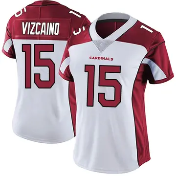 Women's Nike Arizona Cardinals Tristan Vizcaino White Vapor Untouchable Jersey - Limited