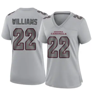 Women's Nike Arizona Cardinals Ty'Son Williams Gray Atmosphere Fashion Jersey - Game