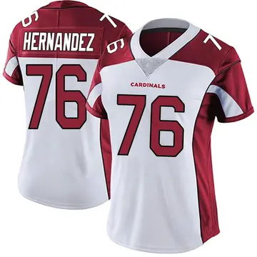 Women's Nike Arizona Cardinals Will Hernandez White Vapor Untouchable Jersey - Limited