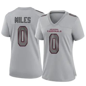 Women's Nike Arizona Cardinals Will Miles Gray Atmosphere Fashion Jersey - Game