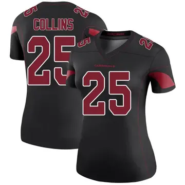 Women's Nike Arizona Cardinals Zaven Collins Black Color Rush Jersey - Legend