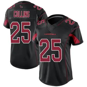 Women's Nike Arizona Cardinals Zaven Collins Black Color Rush Jersey - Limited