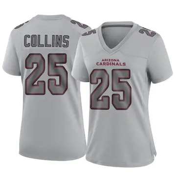 Women's Nike Arizona Cardinals Zaven Collins Gray Atmosphere Fashion Jersey - Game