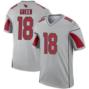 Youth Nike Arizona Cardinals A.J. Green Inverted Silver Jersey - Legend