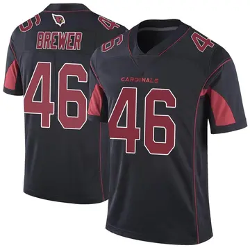 Youth Nike Arizona Cardinals Aaron Brewer Black Color Rush Vapor Untouchable Jersey - Limited