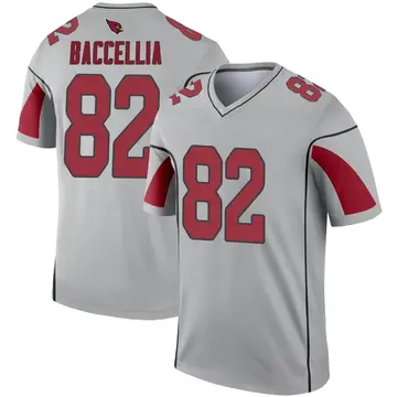 Youth Nike Arizona Cardinals Andre Baccellia Inverted Silver Jersey - Legend