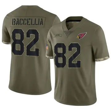 Youth Nike Arizona Cardinals Andre Baccellia Olive 2022 Salute To Service Jersey - Limited