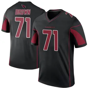 Youth Nike Arizona Cardinals Andrew Brown Black Color Rush Jersey - Legend