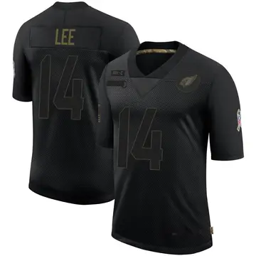 Youth Nike Arizona Cardinals Andy Lee Black 2020 Salute To Service Jersey - Limited