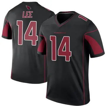 Youth Nike Arizona Cardinals Andy Lee Black Color Rush Jersey - Legend