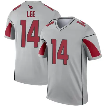 Youth Nike Arizona Cardinals Andy Lee Inverted Silver Jersey - Legend