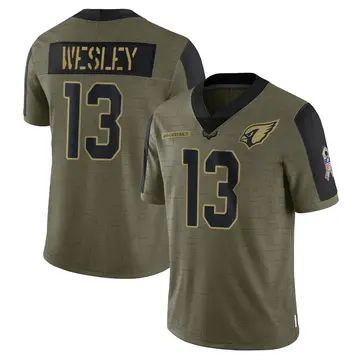 Youth Nike Arizona Cardinals Antoine Wesley Olive 2021 Salute To Service Jersey - Limited