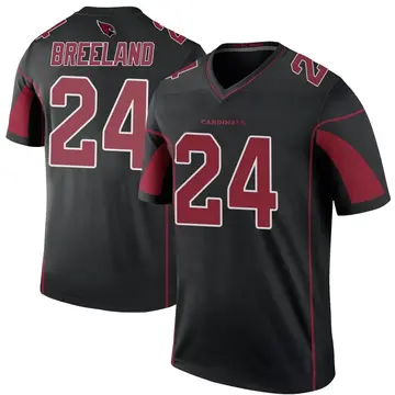 Youth Nike Arizona Cardinals Bashaud Breeland Black Color Rush Jersey - Legend
