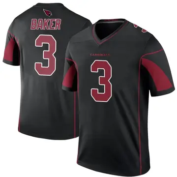 Youth Nike Arizona Cardinals Budda Baker Black Color Rush Jersey - Legend