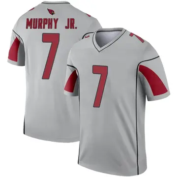 Youth Nike Arizona Cardinals Byron Murphy Jr. Inverted Silver Jersey - Legend
